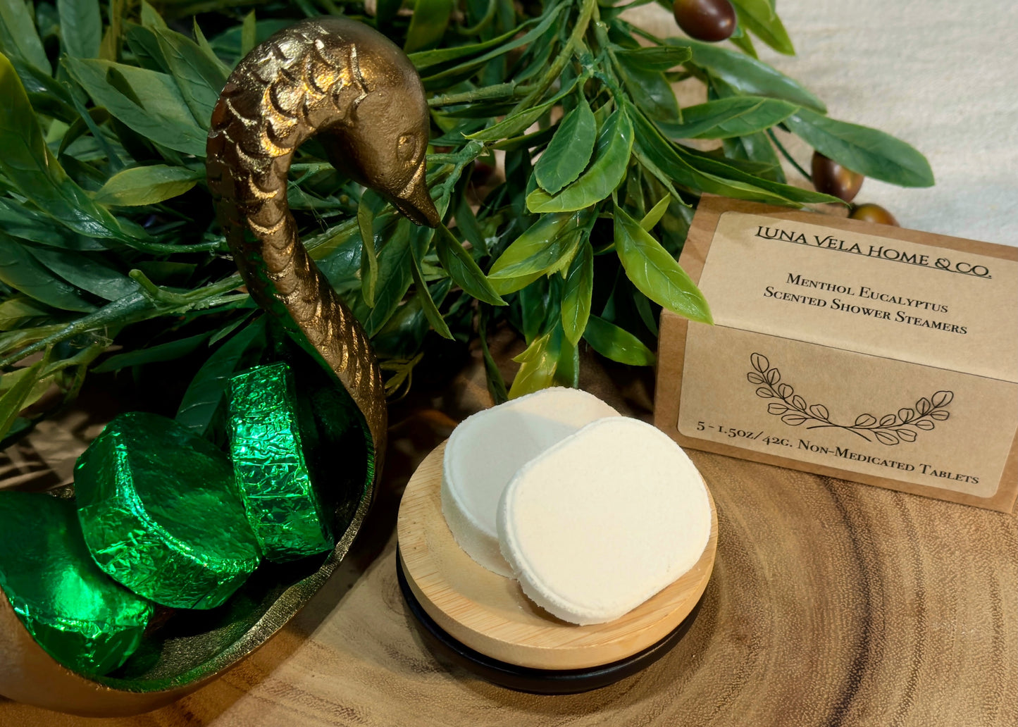 Menthol Eucalyptus Scented Shower Steamers